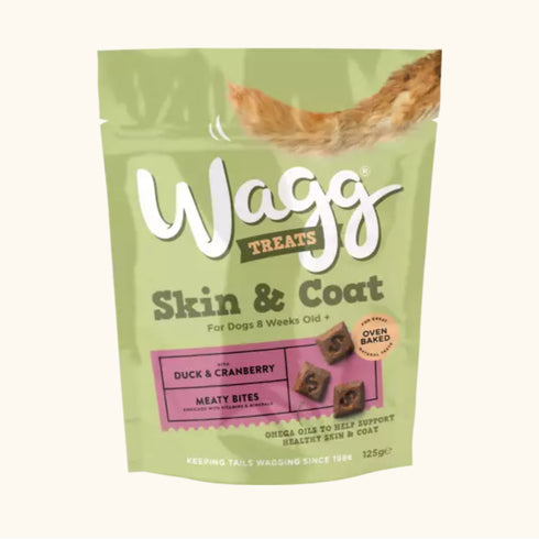 Wagg Duck & Cranberry Skin & Coat Dog Treats